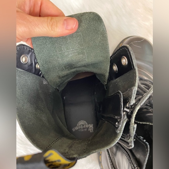 Dr Marten Jadon Platform Smooth Black Lace-Up Boots Mens 11 - Picture 12 of 15